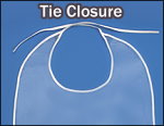 Tie Closure Bib